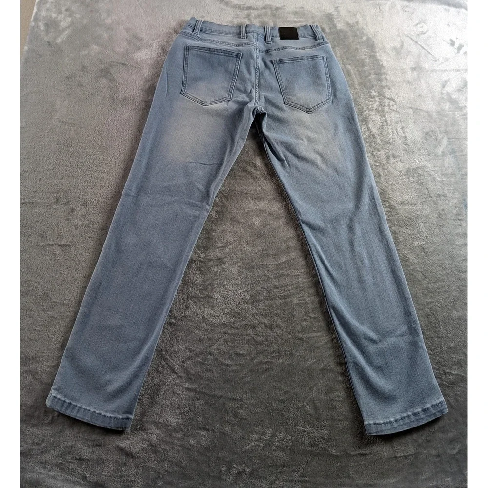 Mugsy Jeans Mens 30x30 Blue PMT Clutch Slim Tapered Stretch Light Wash Denim